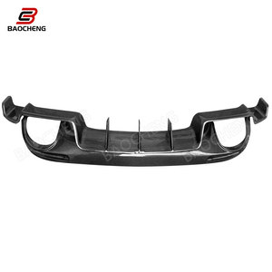 Para <span class=keywords><strong>Volkswagen</strong></span> 08-14 <span class=keywords><strong>Scirocco</strong></span> R MK3 <span class=keywords><strong>precio</strong></span> de fábrica partes del cuerpo de alta calidad estilo Karztec fibra de carbono labio trasero difusor trasero - Product Image 1