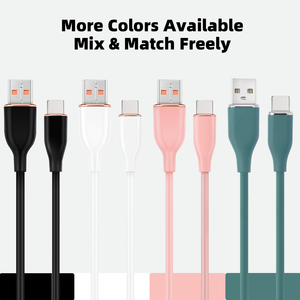 Cable de Datos USB C de Carga Rápida WISTAR OEM 1M, Cable de Datos USB de Silicona para Teléfono Móvil 3A - Product Image 2