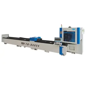 Professional cnc metal pipe fiber laser tube cutting machine / cheap laser cutting machine metal tube