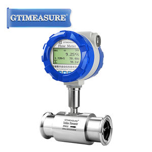 מהדק על טורבינה מד זרימה עבור מים נוזליים שמן אלכוהול דיזל - Product Image 1