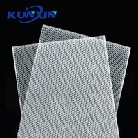 Cuttable New Materia De-glaring Transparent Prismatique Acrylique Lumière Diffuseur Plaque Réflecteur Ugr Diffuseur Feuille