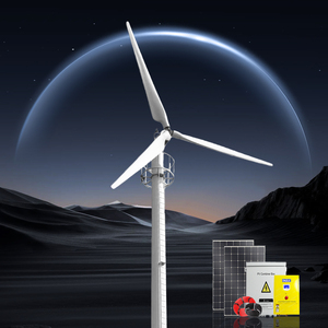 50KW 120V-380V Three Phase AC Magnet Residential Wind <b>Generator</b> System 12M Rotor Diameter Horizontal Axis Wind RX-50DK 120v 220v - Product Image 5