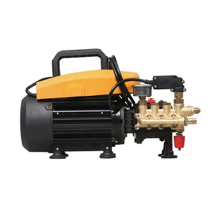 <span class=keywords><strong>Pompe</strong></span> à <span class=keywords><strong>eau</strong></span> haute pression portable Sonlin 1800W 100 bars 10L/min jaune <span class=keywords><strong>pour</strong></span> lave-auto 220V 50Hz Nettoyeur haute pression - Product Image 3