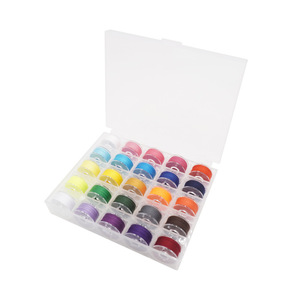 Ensemble de bobines de <span class=keywords><strong>fil</strong></span> <span class=keywords><strong>à</strong></span> <span class=keywords><strong>coudre</strong></span> en Polyester, 25 couleurs, durables, pour accessoires d'équipement de traitement des vêtements - Product Image 5