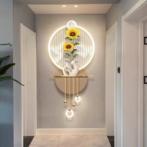 50*106CM di lusso High-End 3D girasole lampada da parete a LED decorazione per la casa appeso pittura <span class=keywords><strong>con</strong></span> arte <span class=keywords><strong>con</strong></span> motivo Still Life - Product Image 3