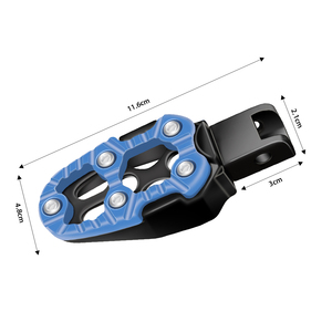 อะไหล่แต่งมอเตอร์ไซค์ CNC ทำจากอลูมิเนียมอัลลอยด์ ที่พักเท้าหลังกันลื่น ที่พักเท้าอเนกประสงค์สำหรับมอเตอร์ไซค์ผู้ชาย - Product Image 3