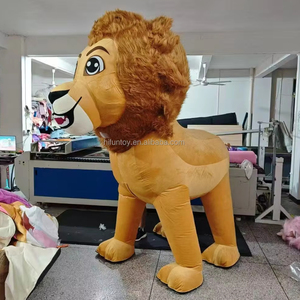 Funtoys-<span class=keywords><strong>Costume</strong></span> <span class=keywords><strong>de</strong></span> Mascotte du Roi Lion Gonflable Personnalisé à 4 Jambes <span class=keywords><strong>de</strong></span> Fourrure Publicité Promotion Carnaval Halloween Fursuit pour Adulte - Product Image 1