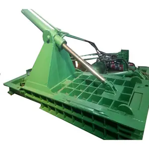 Automatic mobile car stationary hydraulic mini round scrap metal balers