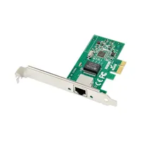 Satu Port Cepat Gigabit Ethernet LAN jaringan adaptor kartu Chip pengontrol 1 RJ45 PCIe X1 Intel I210AT untuk Laptop 1000M