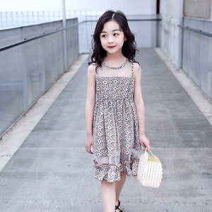 Vêtements pour bébés en gros, style coréen, robe sans manches en dentelle florale pour filles avec bretelles spaghetti, provenant d'un fournisseur chinois - Product Image 2