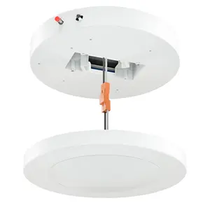 Lumière de disque de montage en Surface LED 7 pouces 15W panne de courant lampe de plafond d'urgence à intensité variable lampe encastrée mince ETL