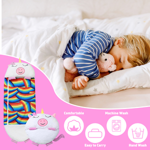 Natucare ถุงนอนสำหรับเด็กมีกระดุมรูปสัตว์,หมอนรูปสัตว์นุ่มนิ่มถุงนอนสำหรับเด็กลายการ์ตูนหนา4ฤดู - Product Image 3