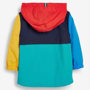 เสื้อแจ็คเก็ตเด็กผู้ชายลายการ์ตูนแบบต่อผ้าสีสันสดใส กันน้ำ กันลม - Product Image 2