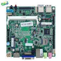 ELSKY NANO-ITX 120x120mm Motherboard Kecil Ddr3 Mendukung Prosesor Intel Haswell Broadwell Core I3 I5 I7 CPU I5-5200U