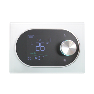 Bobina de ventilador de termostato de salida RS485 <span class=keywords><strong>LED</strong></span> Digital Wifi inteligente Tuya para control de temperatura de calefacción HVAC - Product Image 5