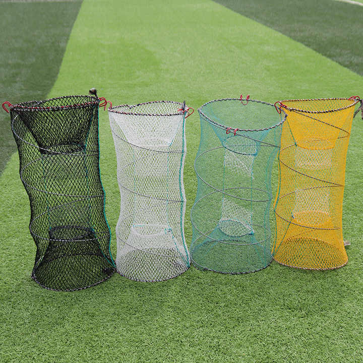 Trappola Per Esche Da Pesca Pesce Pieghevole Minnow Granchio - Foto 9