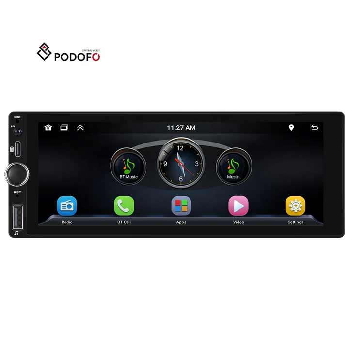 Autoradio Android 2 Din 7 Pollici Hodozzy - GPS, WiFi, Bluetooth, Touch Screen IPS, 32GB