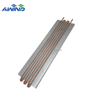 Usine personnalisée grande plaque de refroidissement froid liquide plat avec tube de cuivre aluminium refroidi à l'eau plaque froide dissipateur de chaleur fournisseurs