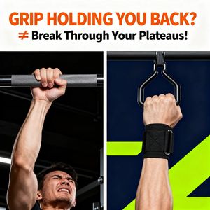 Attelle de protection du poignet pour l'exercice de musculation avec barre horizontale, pour l'entraînement de la force de la main gauche, crochet pour la paume - Product Image 2