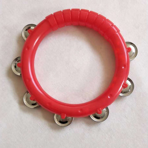 Tambourin sans tête en plastique Orff, instrument de percussion, clochette à secouer à la main, jouet musical et accessoire pour enfants, vente en gros - Product Image 4