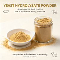Hydrolysat de levure de haute qualité, flambant neuf, à forte absorption et très palatabilité, améliorant la santé intestinale