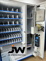 Distributeur automatique de boissons et de collations 24h/24, écran tactile 22 pouces, distributeur automatique intelligent à vendre en Europe, accepte le lecteur de carte