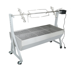 Portable Camping pique-nique arrière-cour Pliant charbon bois bois combustible acier inoxydable BBQ grill - Product Image 3