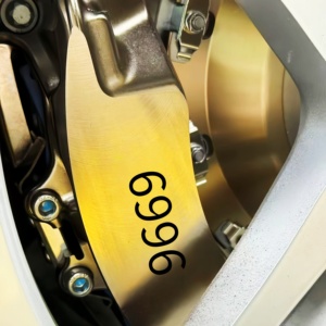 Kit d'étrier de frein avant Racing 9669 Big 6 Pistons pour Porsche 911 Turbo <span class=keywords><strong>GT3</strong></span> 718 991 3rs 2rs Cayman gt4 <span class=keywords><strong>rs</strong></span> 394mm * 34mm - Product Image 4