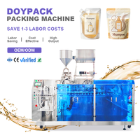 Máquina Automática para Llenar Bolsas de Champú y Detergente, Máquina Multifunción para Envasar Doypack para Pequeñas Empresas