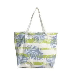 Terlaris tas musim panas untuk wanita 2024 pantai dilapisi Tyvek tas Tote belanja dapat digunakan kembali tas