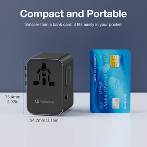 Wontravel RoSH CE FCC 2500 AC Socket 6 Ports Travel Adapter with Custom Logo - Product Image 2