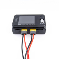 Cargador/Descargador Inteligente Mini de Doble Canal ToolKitRc M6D 500W 15A DC para Baterías Lipo 1-6S, Plástico, para Drones FPV