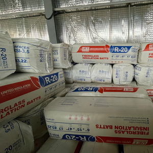 Isolation thermique en <span class=keywords><strong>fibre</strong></span> <span class=keywords><strong>de</strong></span> verre pour bâtiments métalliques UET Amérique du Nord, norme UL723, non inflammable, épaisseur 8 pouces, R25 - Product Image 6