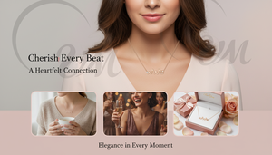 Collier à chaîne VM.Jewelry, série chic, or rose 18 carats, serti de diamants, cœur en forme de W, style classique, certifié NGTC, fête des mères - Product Image 5