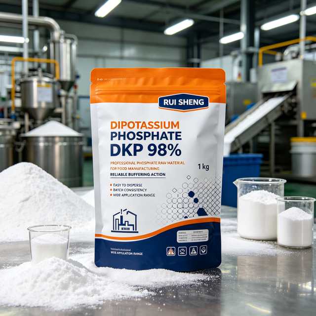 Dipotassium Phosphate (DKP) 98% Food Grade Anhydrous Calcium Phosphate for Food Additives