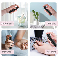 Atomiseur de parfum en verre plat OEM 8 ml, flacon pulvérisateur de voyage de poche, pulvérisateur à pompe, logo personnalisé imprimé, diffuseur à bâtonnets