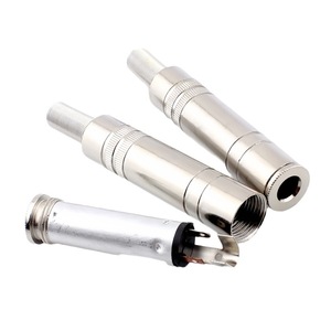 Prise audio métallique 6,5 mm, connecteur femelle 2 broches, montage sur panneau, soudable, prise jack pour connecteurs audio-vidéo - Product Image 4