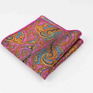 Paisley <span class=keywords><strong>Mouchoir</strong></span> Polyester Écharpes <span class=keywords><strong>Vintage</strong></span> Tissu de Costume D'affaires Mouchoirs Hommes Poche Carré Mouchoirs 26*26cm - Product Image 6