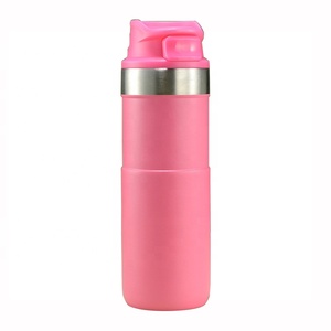 Thermos portable à <span class=keywords><strong>double</strong></span> <span class=keywords><strong>paroi</strong></span> en acier inoxydable classique 2024, avec <span class=keywords><strong>action</strong></span> à gâchette, pour le café, avec couvercle - Product Image 5