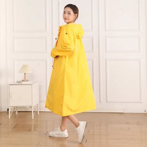 Imperméable à capuche écologique tout usage coupe-vent pour la randonnée, les voyages et le <span class=keywords><strong>travail</strong></span> - Product Image 3