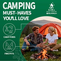 SUNRICH FL-20 20 pièces/boîte Allume-feu étanche pour camping, cheminée, barbecue, extérieur, cuisine, survie, allume-feu à bois propre
