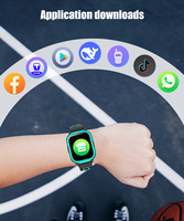 Reloj Inteligente GPS 4G para Niños en Oferta, Llamadas de Voz y Video Bidireccionales, Reloj con GPS para Niños, Rastreador de Ubicación con Geocerca y Contador de Pasos