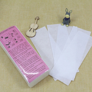 Nhà máy trực tiếp lông sáp giấy đặc biệt trắng dày không dệt lông vải cơ thể lông sáp giấy bây giờ - Product Image 3