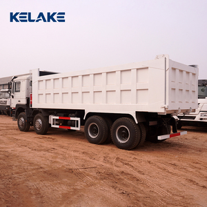 Camion benne lourd Shacman 8x4 Euro 3 d'occasion, moteur Weichai 380 ch, 12 roues, pour travaux de construction, prêt à l'exportation - Product Image 1