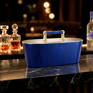 เคาน์เตอร์คิดเงิน Grey Goose Modern MDF โต๊ะแคชเชียร์สำหรับร้านค้าปลีก บูติก ดีไซน์หรูหรา ขนาด 12x6x2.5 นิ้ว - Product Image 1