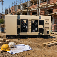 Groupe électrogène diesel silencieux triphasé 30KW 40KW 50KW 1500RPM 380V 50Hz DC refroidi par eau avec ATS et démarrage automatique pour alimentation de secours