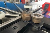 SANXIN Offre Spéciale bride de conduit ronde automatique formant la machine d'enroulement de tuyau en spirale de bride de machine de bridage hydraulique de 10mm