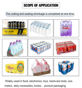 Marka isı <span class=keywords><strong>Shrink</strong></span> ambalaj küçülen makine PP/PVC/POF malzeme sarıcı için silindirik pil paket - Product Image 4