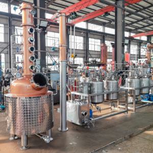 Сертифицированное CE оборудование для дистилляции из нержавеющей стали 316L, вакуумная колонна 200 л, испаритель для виски, Джин с низкой температурой - Product Image 6