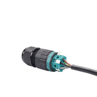Boîtier de jonction en nylon étanche IP68 à connexion rapide sans vis EW-P25-5P 5 broches 24A 400V pour systèmes solaires et décoration de bâtiments